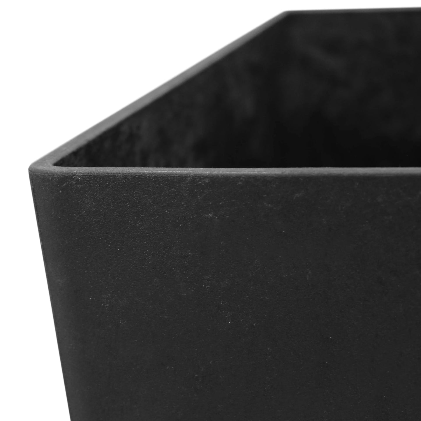 CNEIESD 24 Inch Indoor/Outdoor Planter Recycled Planter Slate, Lightweight, Durable, 44L Capacity