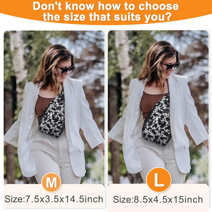 Crossbody Bags for Women Men Trendy Sling Bag Bakpack Casual Chest Bag with Convertible Shoulder Strap