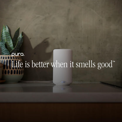 Pura Plus Smart Home Fragrance Diffuser for Large Spaces - Adjust Scent Intensity, Set Schedules, Timers & More in Pura App - Fragrances Sold Separately - White