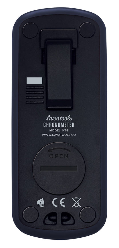 Lavatools KT8 Digital Kitchen Dual Timer & Stopwatch, Backlight, Ultra Loud Alarm, Mute Function, Quick-Set Buttons, Hang Hole, Magnetic for Cooking and Classroom with Lanyard