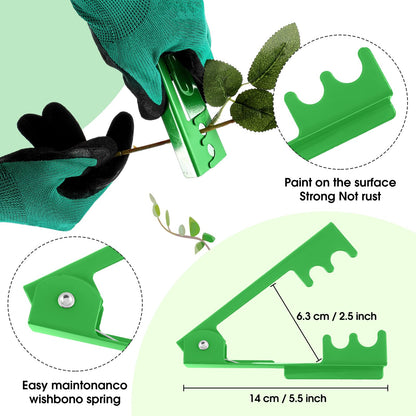 WILLBOND Gardening Gift Set for Women, Mother's Day Floral Arrangement Kit with Pruning Shears, Thorn Remover, Gloves and Floral Tape, Garden Tool Gift Kit for Mom, Wife, Garden Lovers(Green)