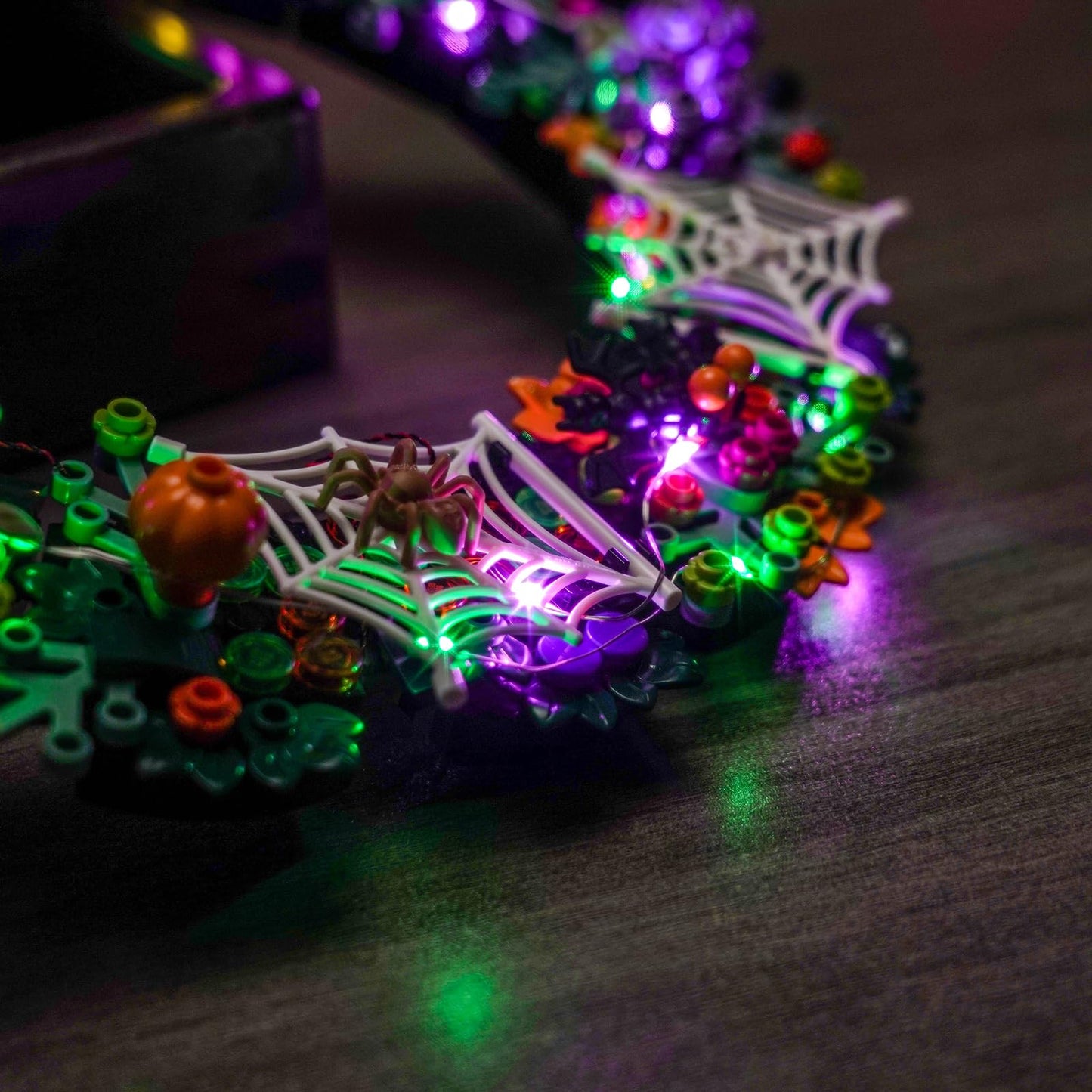 BRICKSHINING LED Lighting Compatible with Lego 40825 Halloween Wreath - JUST Lights,Light Kit Compatible with Lego 40825,NOT Included The Model Set