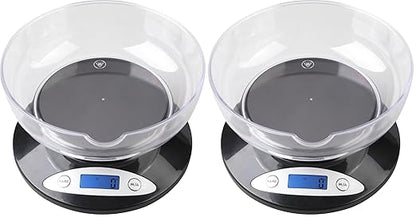 Weighmax Electronic Kitchen Scale - Weighmax 2810-2KG Black (Pack of 2)