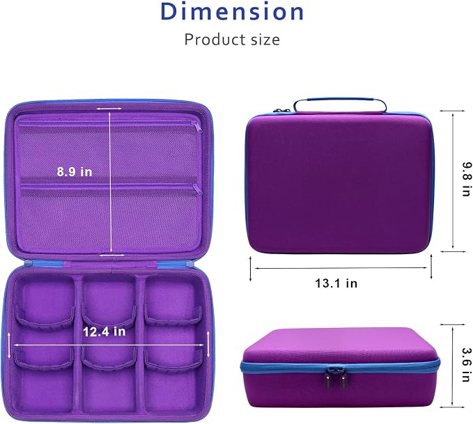 XANAD Card Game Case Fits 3000+ Cards, Fits for Baseball Sports playing card/UNO/playing card Against Humanity Card Game and All Other Card Games Expansions (Purple)