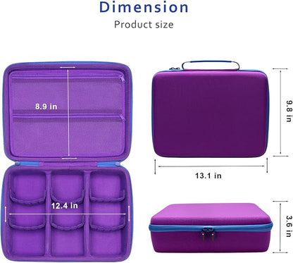 XANAD Card Game Case Fits 3000+ Cards, Fits for Baseball Sports playing card/UNO/playing card Against Humanity Card Game and All Other Card Games Expansions (Purple)