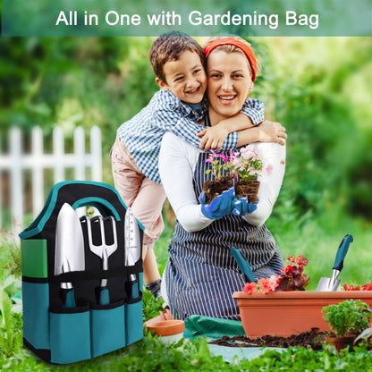 Kynup Garden Tools, Gardening Tools Set with Garden Hand Shovel, Garden Trowel, Rust Resistant Gardening Essentials, Supplies, Garden Stuff, Gardening Gifts Kits for Women