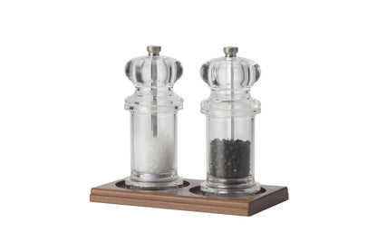 Cole & Mason Salt & Pepper Mill Tray, Brown Wood