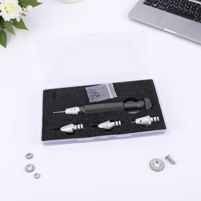 Leftwei Watch Screwdriver Set T Handle Stainless Steel Professional Jewelers Screwdriver Set Non Slip with 1.2 1.4 .8mm Bits for Watchmaker Precision Repair Tool Kit