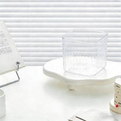 Mini Desk Trash Can Tiny Countertop Waste Basket Small Table Top Garbage Bin for Desk Top
