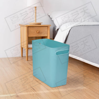 TEIUKAX Platic Trash Can - Small Waste basketbin - 1.8 Gallon- for Office,Home,Bathroom,Kitchen - Green
