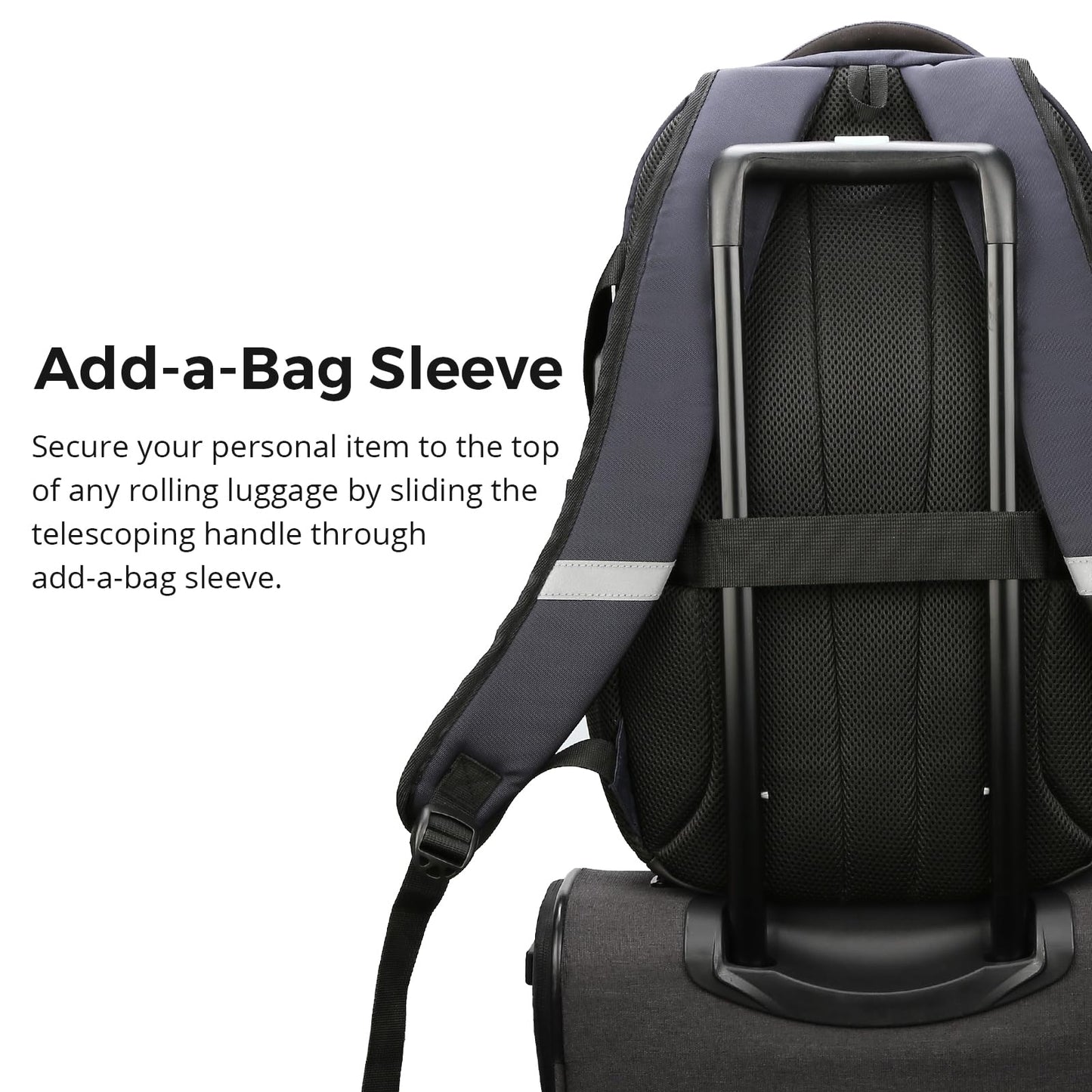 Swissdigital Design Laptop Backpack with USB Charging Port, Travel Backpack Fits 15.6 inches Computer, 31L College School Backpack for Men, Blue Camo | SD803-92