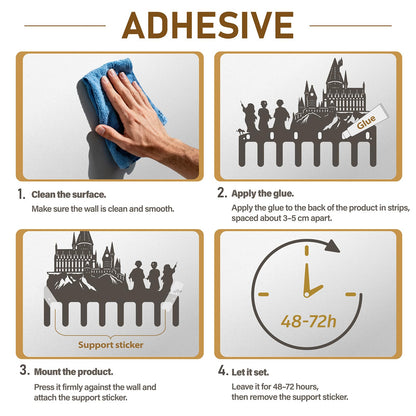 LALALANHOME Magic Castle Silhouette Key Holder