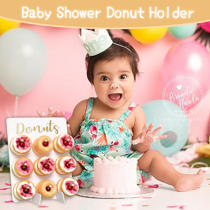 Could Spark Christmas Decor 3Pcs Donut Wall Display Stand Donut Board Doughnut Bar Display Donut Decor for Baby Showers Birthday Bridal Shower Wedding Party Treat