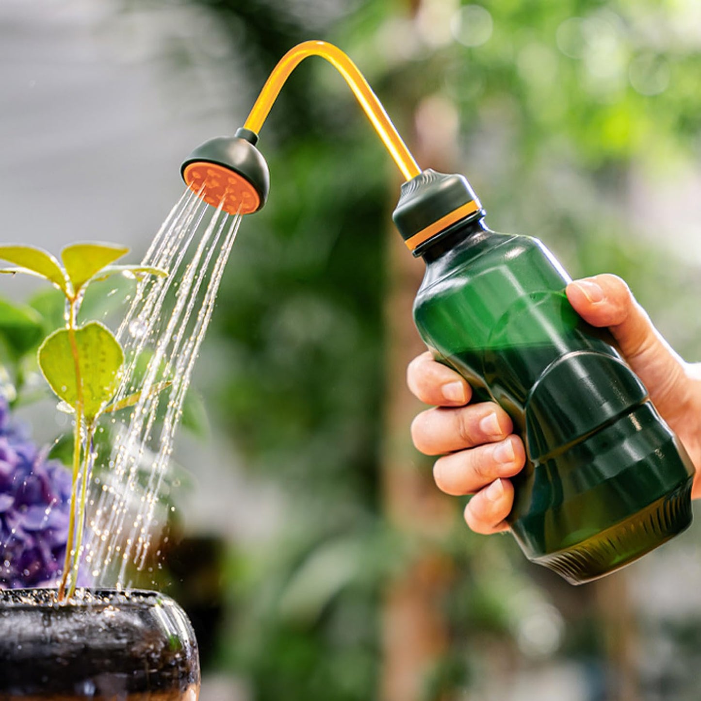 Zisqerts 450ml Plant Watering Can Spray Bottle for Indoor Plants, Succulents, Flowers Fine Mist Squeeze Bottle for Home Gardening & Plant Care (2)