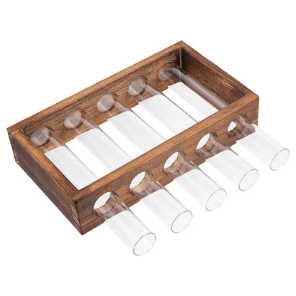 FOMIYES Hydroponic Test Tube Vase Large Glass Planting Container for Water Plants, Glass Terrarium Planter for Home Décor and Indoor Greenery