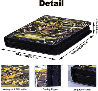 990 Pockets Card Binder, 9-Pocket 3-Rings Trading Card Album,Large Capacity Folder Compatible with YGO,MTG,TCG Trading Cards.