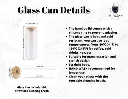 Floral Ghost “Hey Boo!” – 16 Oz Frosted Glass Can | Cute Halloween Iced Coffee Cup | Spooky Season Aesthetic Tumbler | Fall Gift for Her | Reusable Glass Cup with Straw