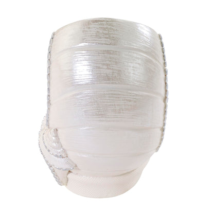 Avanti Linens - Toothbrush Holder, Seashell Inspired Bathroom Accessories, Guest Bathroom Essentials (Sequin Shell Collection)