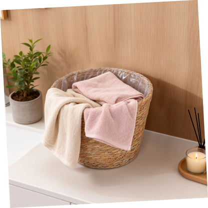 BESPORTBLE 2Pcs Wicker Planter Basket Straw Woven Flower Basket for Indoor Outdoor Plant Storage Decorative Rustic Home Garden Use 9X9X6.5 Inch