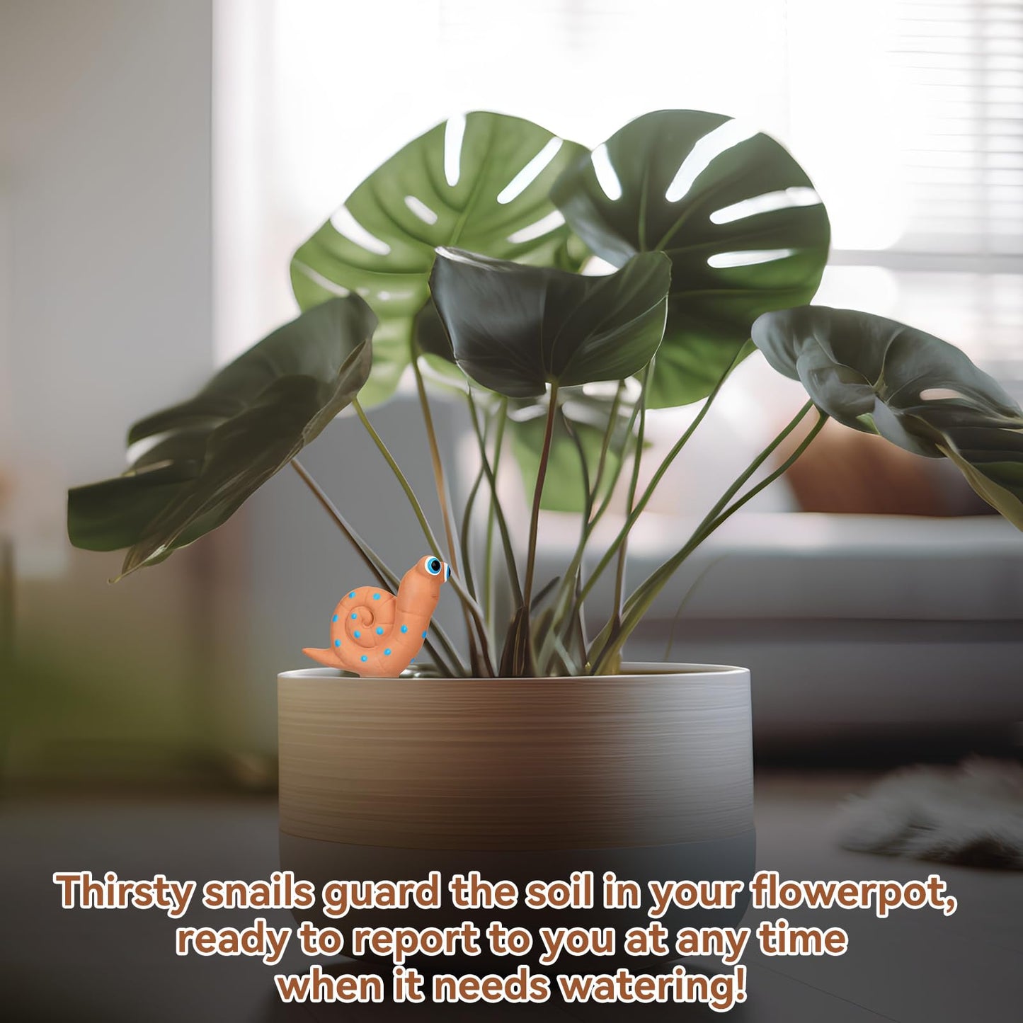 Relaxweex 6 Pcs Water Sensor Ceramic The Potting Shed Water Sensor Plant Decoration Moisture Monitor Gardening Houseplant Humidity Meter Fun Gardening Gift for Your Potted Plant