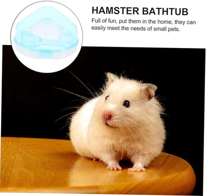 Small Pet Bathtub Hamster Dust Bath Container Chinchilla Bathing Tub Easy to Move Store Material