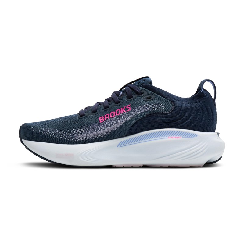 Brooks Women’s Adrenaline GTS 25 Supportive Running & Walking Shoe - Spellbound/Blazing Bell/Pink - 9 Medium
