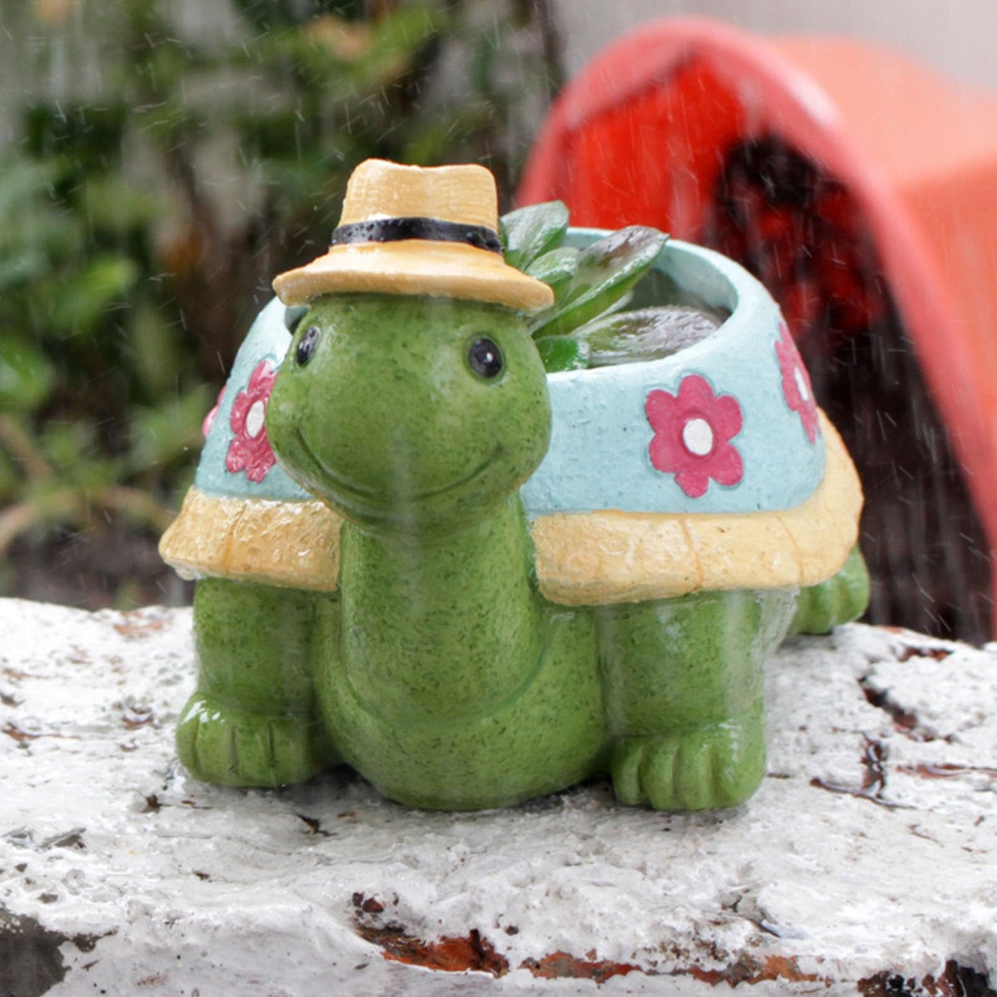 Sunicon Turtle Planter, Turtle Succulent Pot Planters Flower Garden Cute Pots Home Office Desk Garden Decor Plant Lovers Gifts for Outdoor Patio Garden Decor