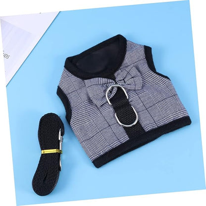 Toddmomy Pet Leash Rabbit Accessory Harness Breathable Mesh Vest Easy Off for Small Animals Style Harness