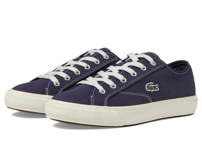 Lacoste Men's BACKCOURT Sneaker, NVY/Off WHT, 13