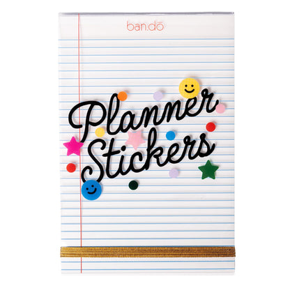 ban.do Sticker Book of Planner Stickers, 40 Sticker Sheets with Colorful/Fun/Positive Stickers for Journals and Planners, Issue One