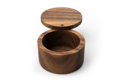 Ironwood Gourmet 28221 Appalachian Salt Cellar, Acacia Wood, 4 x 4 x 2.5 inches, Brown