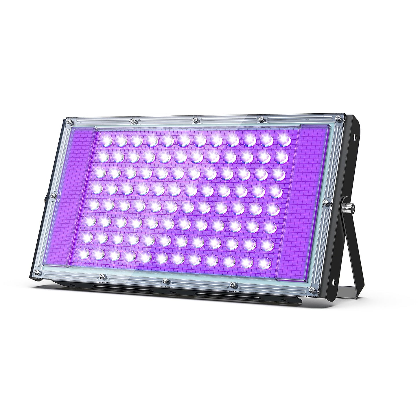 100W LED Black Light, Powerful UV Spotlight, IP66, 395nm UV Lamp for Christmas, Halloween Glow Party (1 Pack)