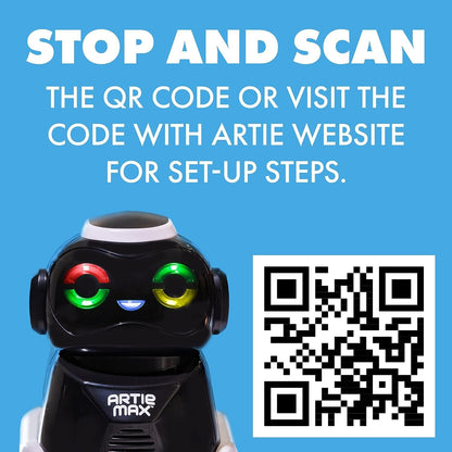 Educational Insights Artie Max the Coding & Drawing Robot - STEM Robot Toys & Coding for Kids, Learn Programming and Robotics, Programmable Interactive Toy for Boys and Girls Ages 8+
