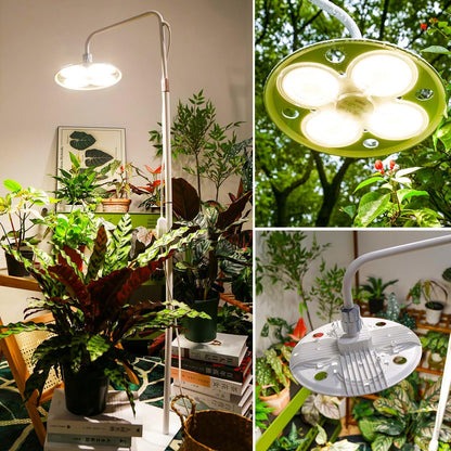 SANSI Grow Lights for Indoor Plants, 100W Full Spectrum Tall Plant Lights for Indoor Growing, 47"-70" Standing Grow Light with Remote Control 5 Level Dimmable 10200LM 8/12/14H Auto On/Off Timer