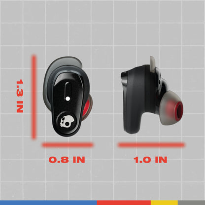 Skullcandy Method 360 ANC Wireless Earbuds, Sound by Bose, Bluetooth Headphones, Premium Noise Cancelling, Up to 40 Hrs Battery, Sweat and Water Resistant, Microphone for iPhone Android - Plasma