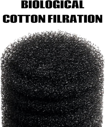 SainSmart Aquarium Filter Sponge, 3 Pack Biochemical Cotton Replacement Sponge, Filter Accessories for Fish Tank