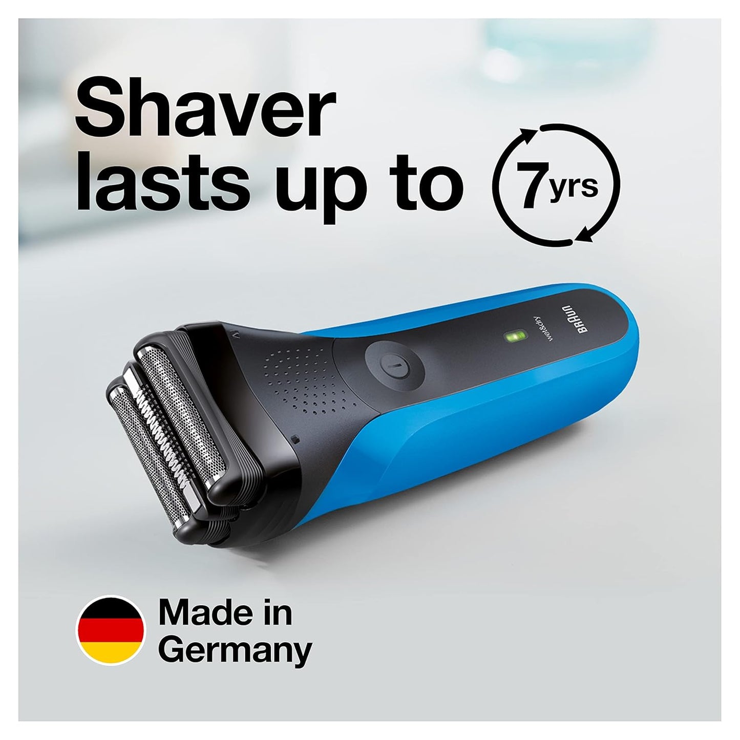 Braun Electric Razor for Men, Series 3 310s Electric Foil Shaver, Rechargeable, Wet & Dry