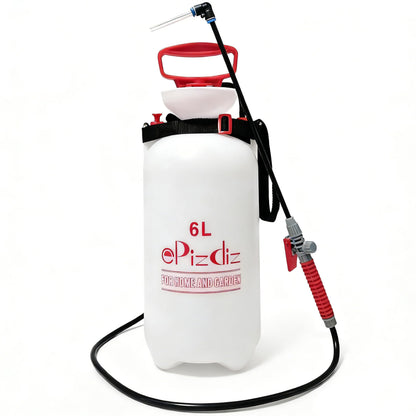 ePizdiz Watering Can Device for Watering Hanging Plant Basket Hard to Reach High Plant Waterer Sprayer 1.6 Gallon (Red 6L)