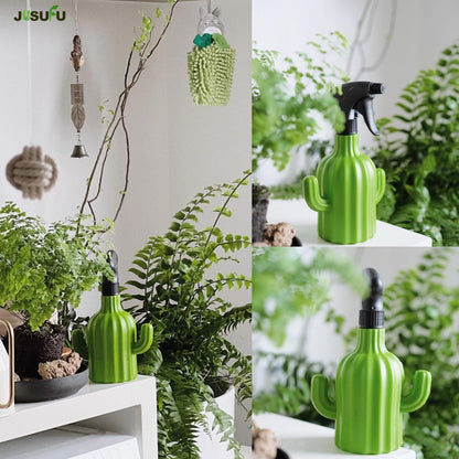 JUSUFU Plant Mister Spray Bottle，Spray Bottle for Indoor and Gardens, Continuous Water Mist Sprayer for Plants, Flowers, Cleaning (green 600ml/20oz)