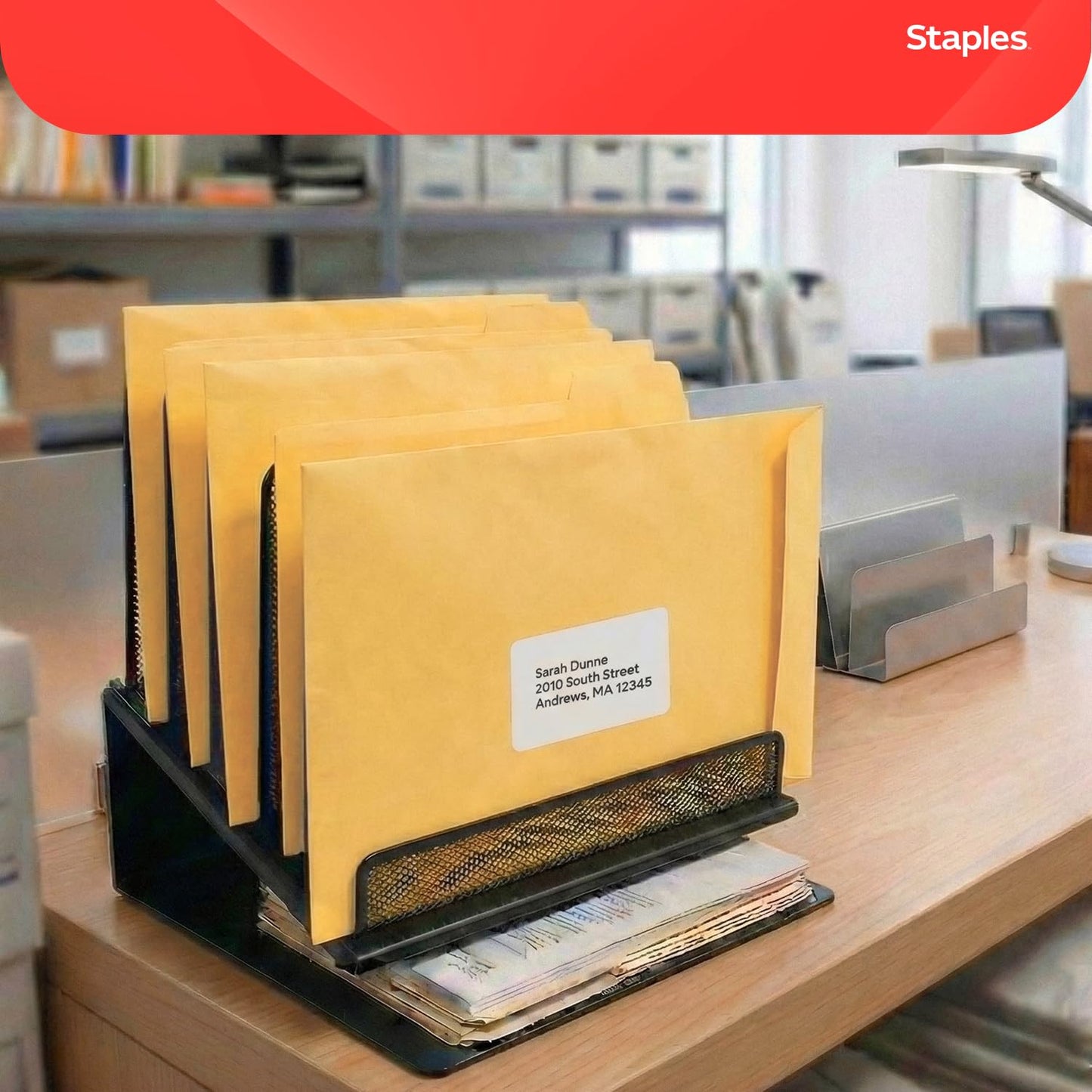 Staples 10 x 15 Clasp Catalog Envelopes, Brown Kraft, Gummed Seal with Metal Clasp, Heavy‑Duty Mailing Envelopes for Documents, 100/Pack