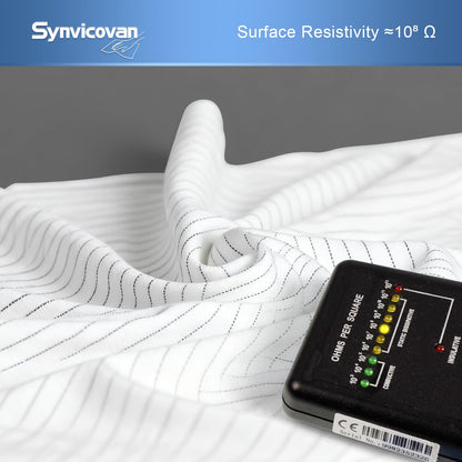 Synvicovan Anti-Static Microfiber Wipes 9"x9"(100 Pcs,Class 100, 200GSM) Lint Free Cloths Reusable Special ESD protection design is suitable for protecting sensitive electronic components and tools