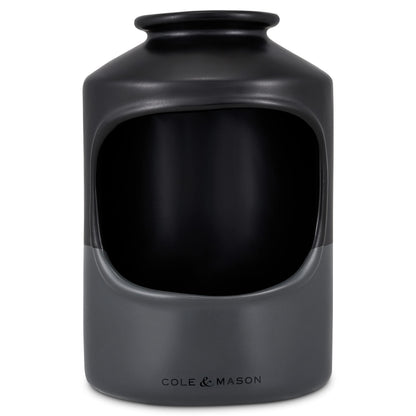 Cole & Mason Strethall Ceramic Salt Pig - Open Mouth Salt Holder for Kitchen Countertop - Moisture-Absorbing Essential, Largs