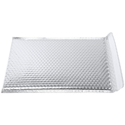 GINLANK 30 PCS 11.4 x 14 Inch Bubble Mailers, Silver Padded Mailing Envelopes, Practical Self Seal Aluminum Film Shipping Envelopes for Packing, Mailing