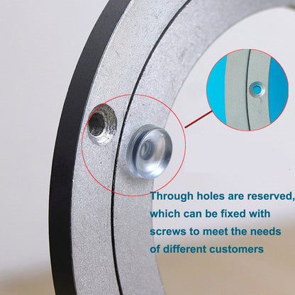 Aluminium Alloy Turntable Bearing, Heavy Duty Swivel Turntable Lazy Susan Rotating Bearing Turntable Round Dining Table Smooth Swivel Plate Hardware, 8"
