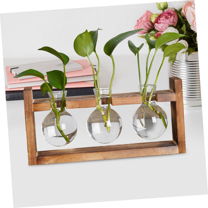 Abaodam Terrarium Plants Glass Planter Air Plant Terrarium Glass Vases for Centerpieces Bulb Vase