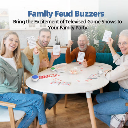 SavvyMate Game Buzzer System with Display, 8 Player Quiz Buzzers, Buzzers for Trivia Games, Game Show Buzzers, Voice Prompt Trivia Buzzer System for Classroom, Family Parties/Group Game Activities