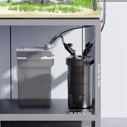 AQUASMITH Non-Powered Prefilter Canister Filters for Aquarium,Self-Cleaning Aquarium Filter,Forms Synergistic Filtration System with Main Canister Filter,Extends Main Filter Maintenance