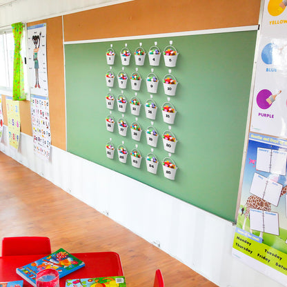 JellyArch Classroom Management Tools have You Filled a Bucket Today bucket Filler Activities Positive Behavior Reward Jars Teacher Essentials Preschool Elementary Classroom Must Haves(White)