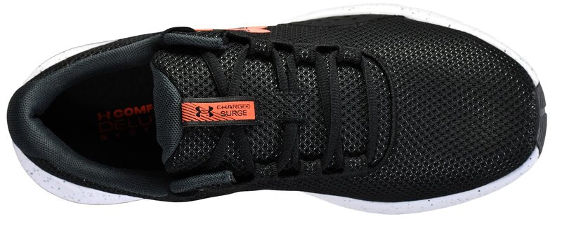 Under Armour Men's Charged Surge 4, (004) Black/Anthracite/Ares Red, 10.5, US