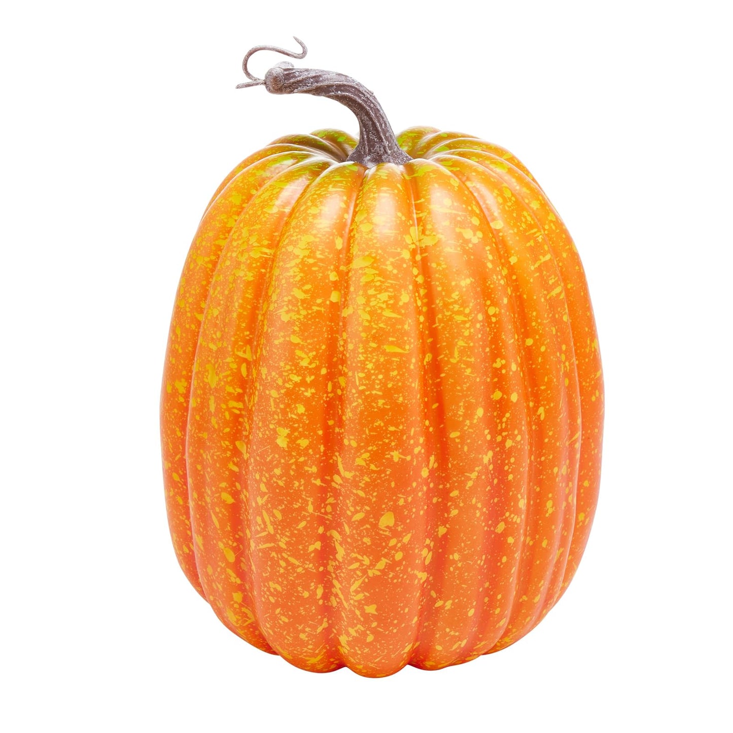Autumn Pumpkin Decoration 7PCS Artificial Pumpkin Country Style foam Pumpkin Light Luxury Ornaments Fireplace Table Decoration Applicable to Halloween Harvest Day Thanksgiving Day (Orange)